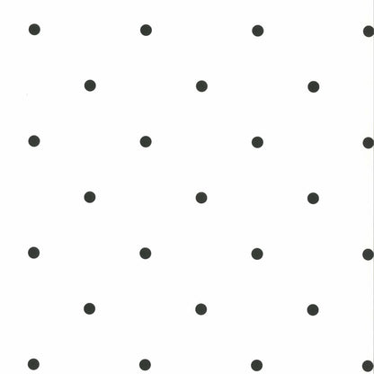 Noordwand Papel De Pared Fabulous World Dots Blanco Y Negro_0