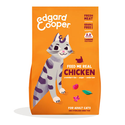 Edgard &amp; Cooper Fresh Free Range Chicken Cat Food 4 kg