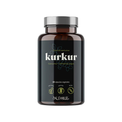 Suplemento nutricional Kurkur Paleobull 60 cápsulas