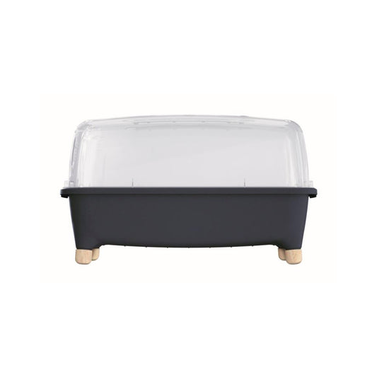 Huerto Domestico/jardinera Baja, Con Tapa De Policarbonato Para Proteger Tus Plantas L Prosperplast Respana Planter Wood Low Set De Plástico_0