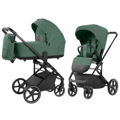Carrello Alfa Dúo 2 En 1 Cochecito De Bebé Meadow Green_0