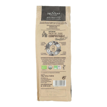 Café moído biológico Ristretto 250g