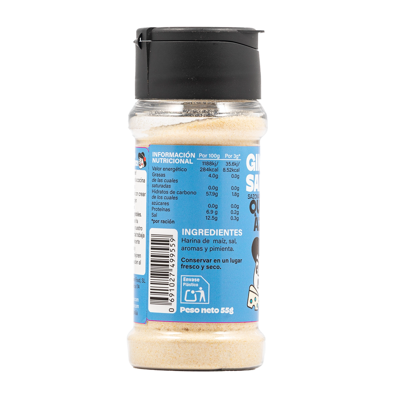 Sazonador vegetal sabor queso azul