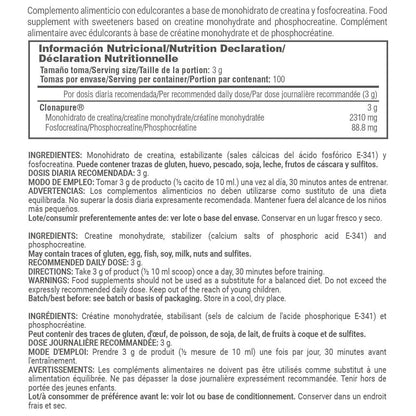 Creatina Monohidrato Clonapure® - 300g - Neutro - Aumenta La Fuerza - Masmusculo_5