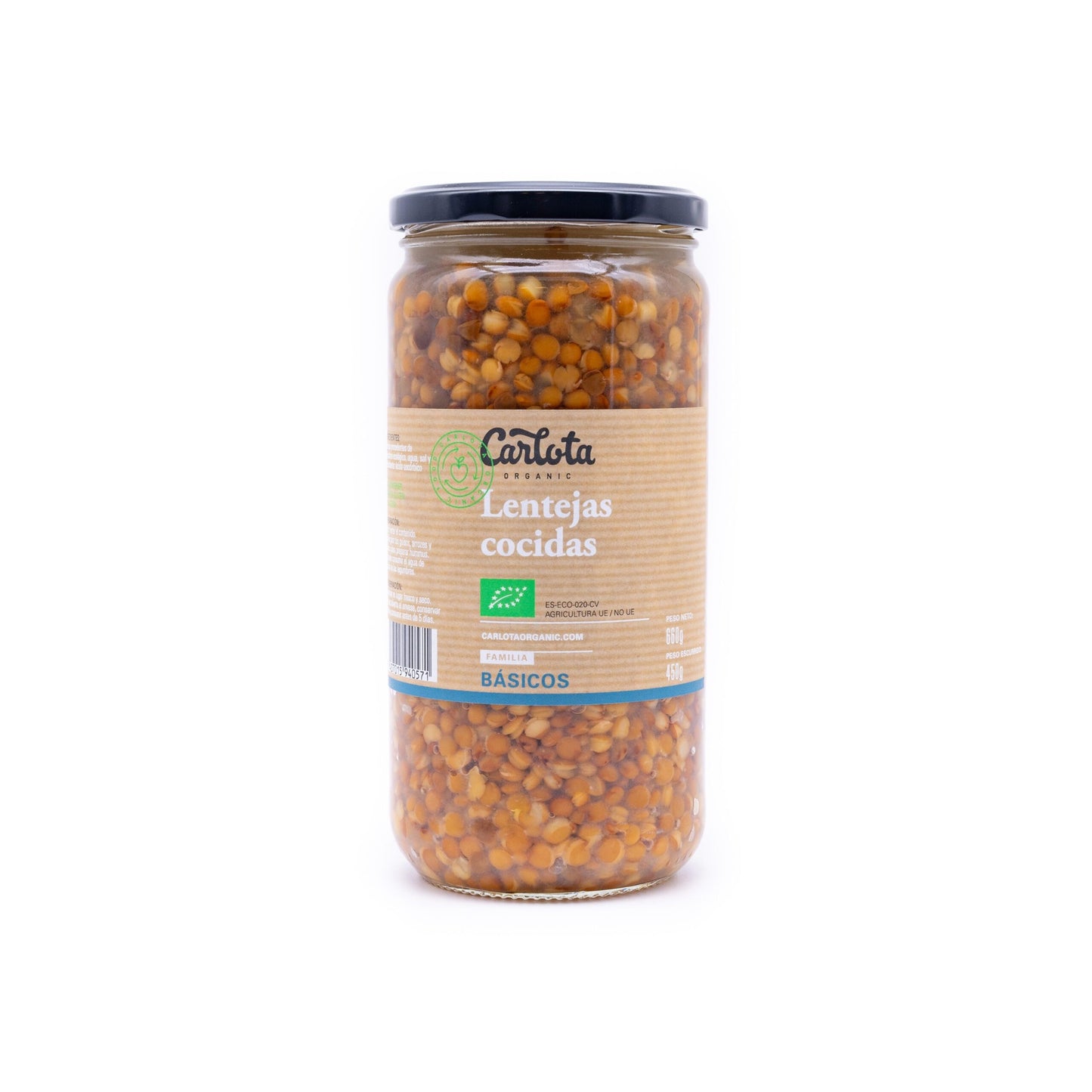Lentilhas Carlota Cozidas 720 g