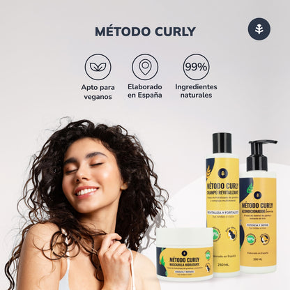 Pacote Método Cacho: champô, máscara e leave-in Planeta Huerto