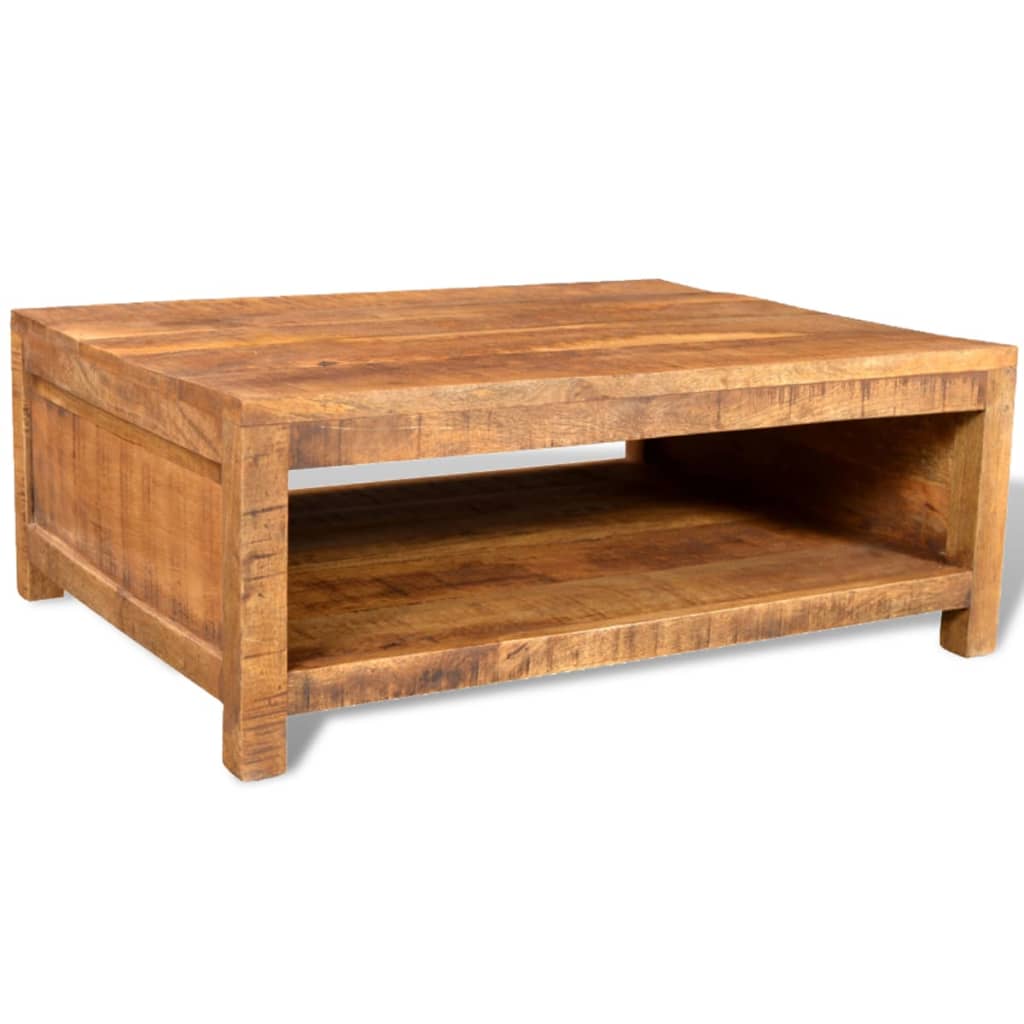 Mesa De Centro De Madera Maciza De Mango_2
