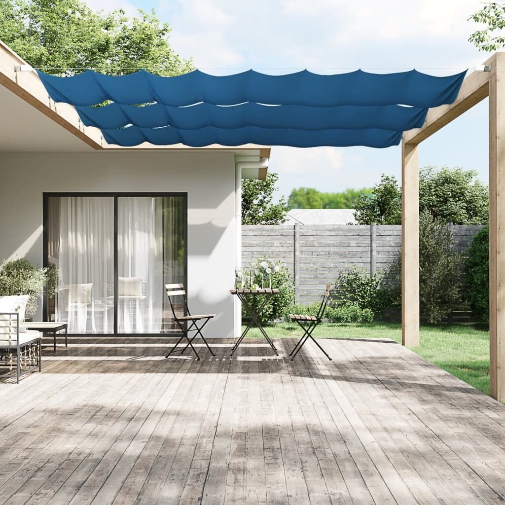 Vidaxl Toldo Vertical Tela Oxford Azul 100x420 Cm_1