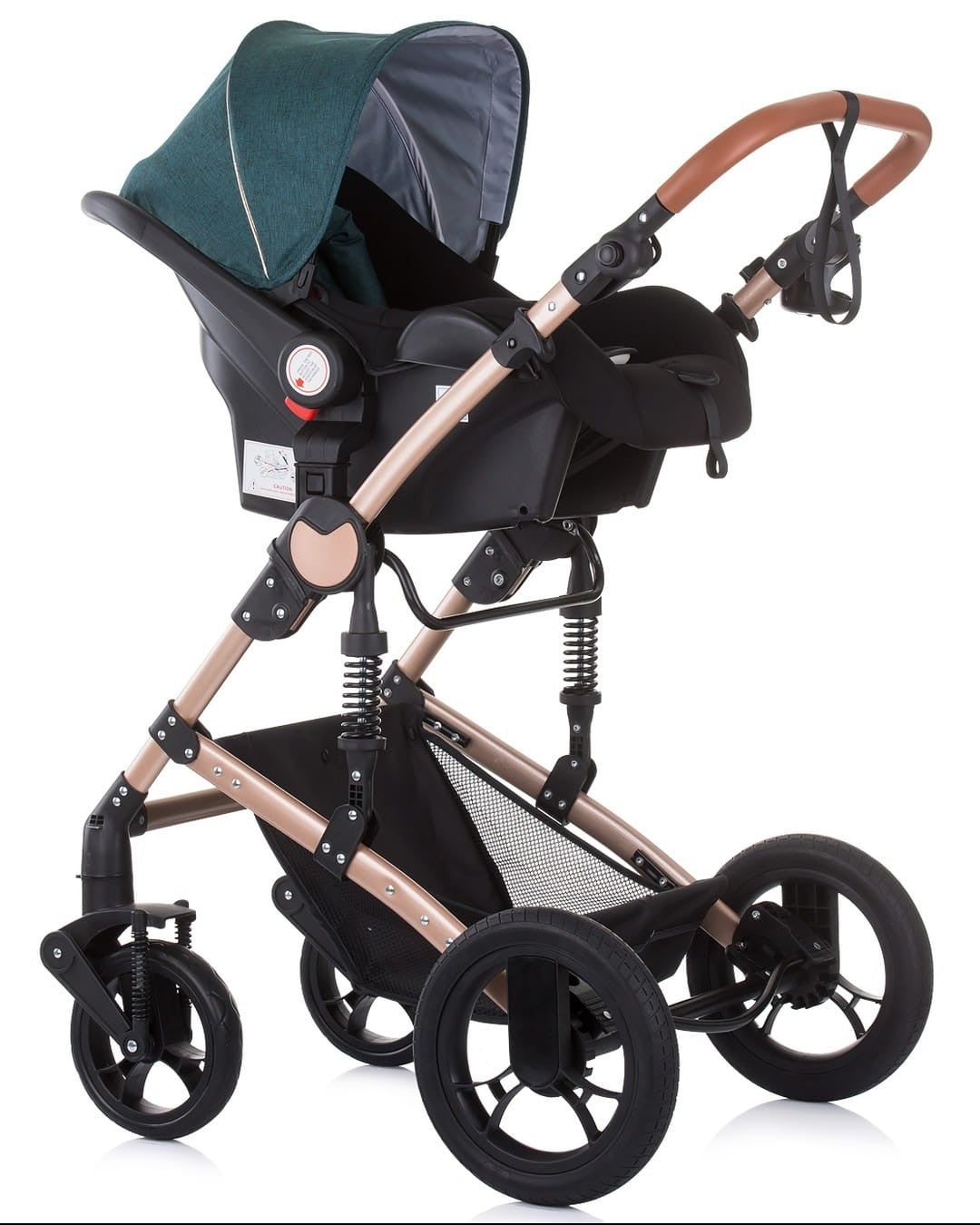 Carrito De Bebé Camea Trío Convertible Con Bolso Avocado_4