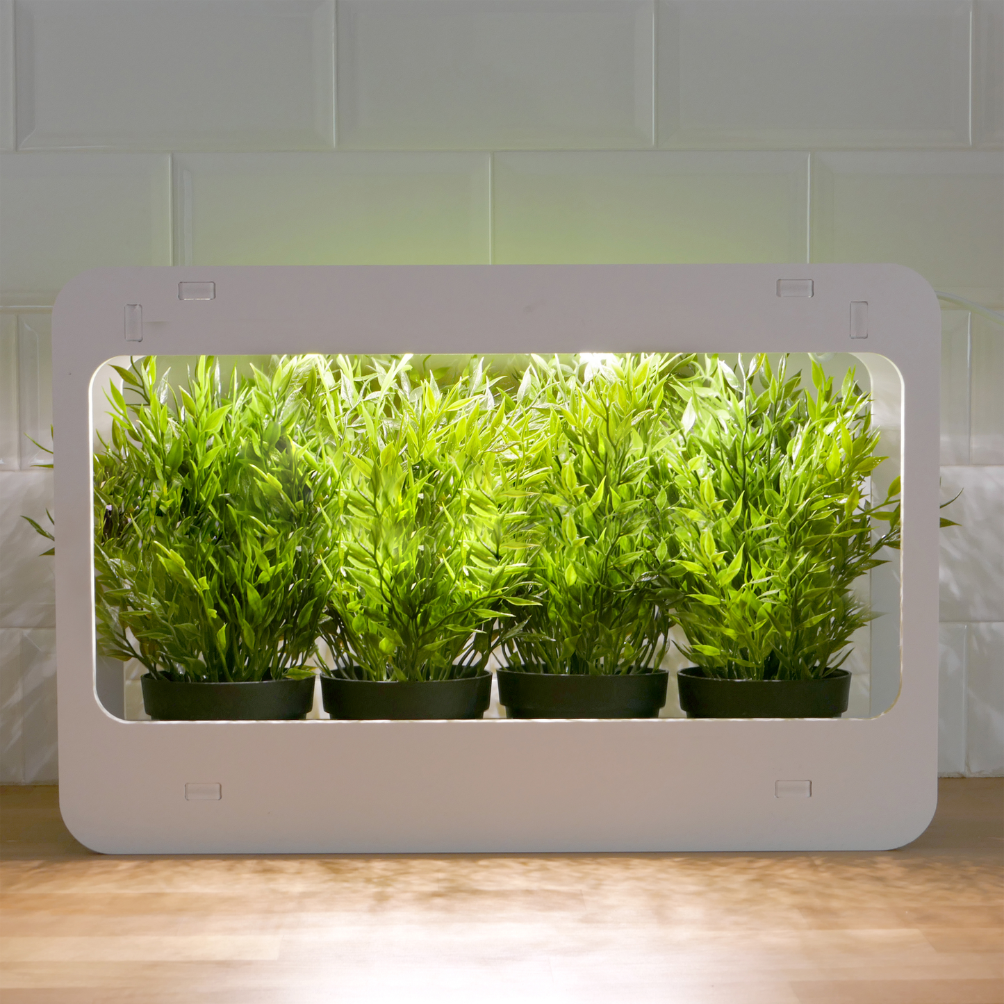 Kit Crecimiento De Plantas Para Uso Interior Con Luz Led Blanca 850 Lm 14w_2