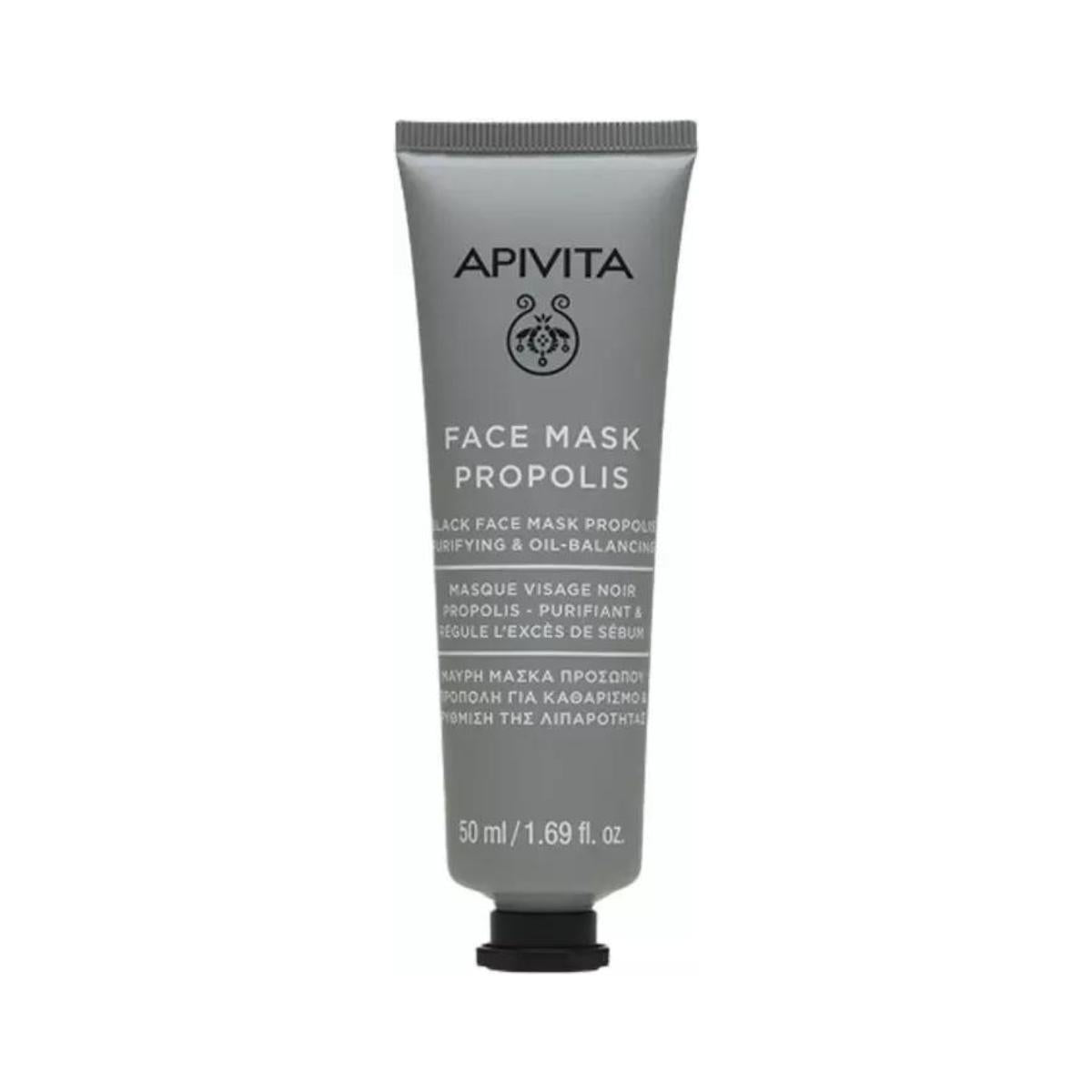 Máscara facial de limpeza e purificação com própolis, APIVITA 50 ml