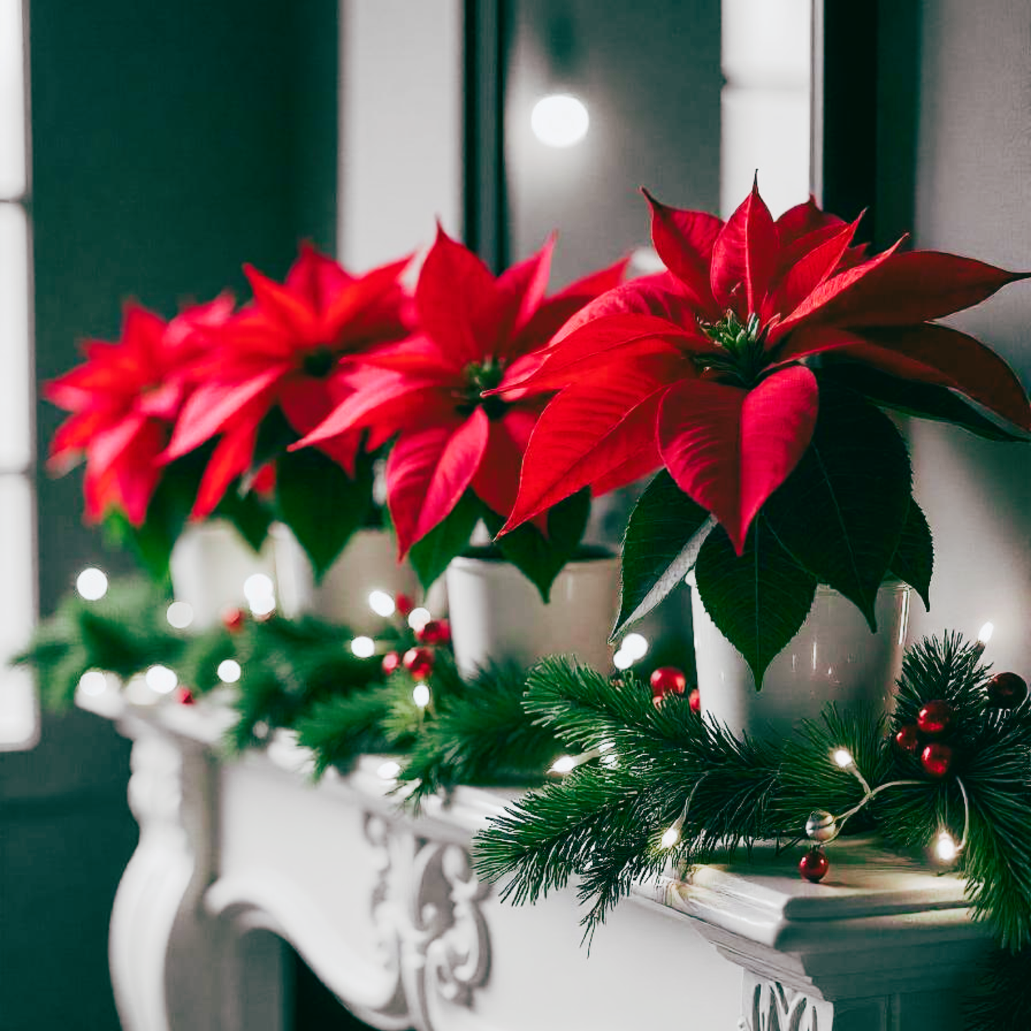 Smply. | Flor De Pascua Poinsettia En Maceta De 14 Cm | Fácil De Cultivar_2