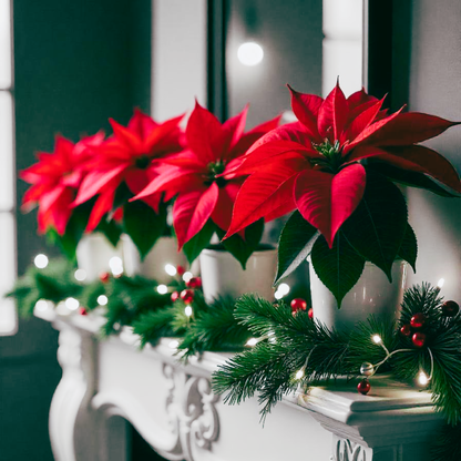 Smply. | Flor De Pascua Poinsettia En Maceta De 17 Cm | Fácil De Cultivar_2