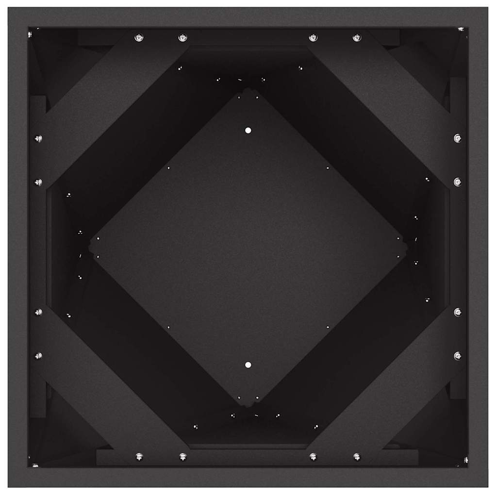 Jardinera Negro 40 X 40 X 75 Cm Acero_5