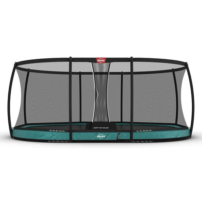 Cama Elastica Berg Inground Grand Champion 350 + Red Deluxe Verde._0