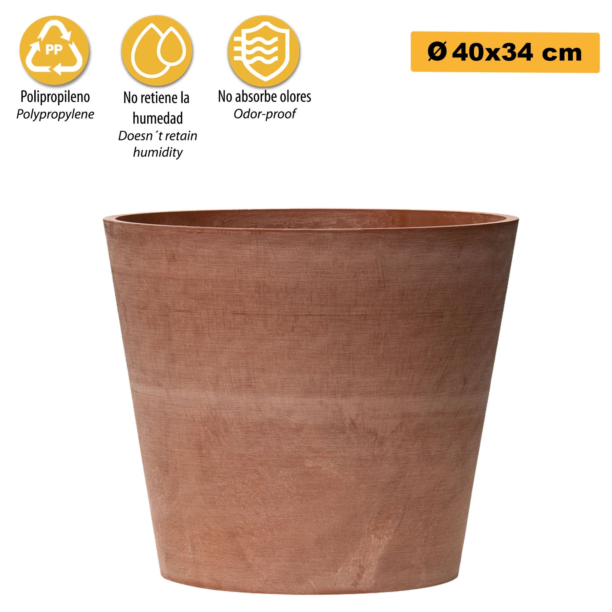 Maceta Tipo Cono Truncado Ø 40 Cm_2