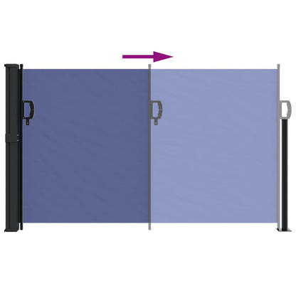Vidaxl Toldo Lateral Retráctil Azul 120x500 Cm_4