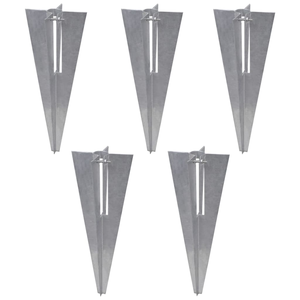 Valla Metálica Con Estacas Postes Acero Galvanizado 0,8x15 M / Vetonek_0
