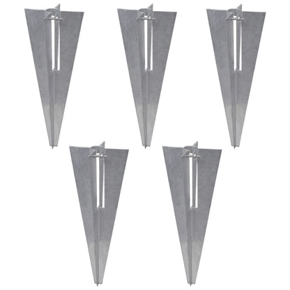 Valla Metálica Con Estacas Postes Acero Galvanizado 0,8x15 M / Vetonek_0