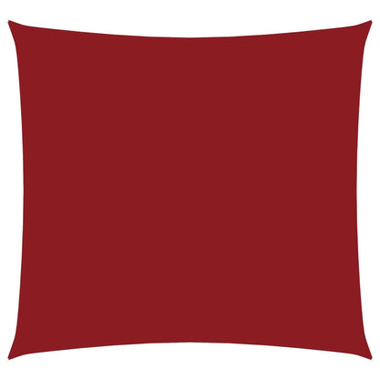 Toldo De Vela Cuadrado Tela Oxford Rojo 3x3 M_0
