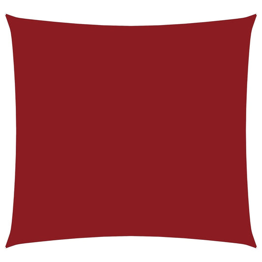 Toldo De Vela Cuadrado Tela Oxford Rojo 3x3 M_0