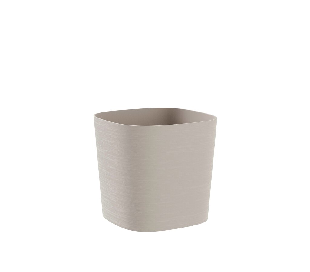 Teraplast Macetero De Plástico Reciclado Cuadrado Capri Cloud 29cm_0