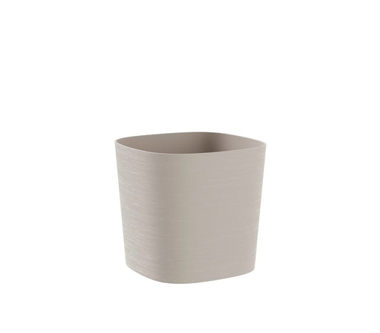 Teraplast Macetero De Plástico Reciclado Cuadrado Capri Cloud 29cm_0