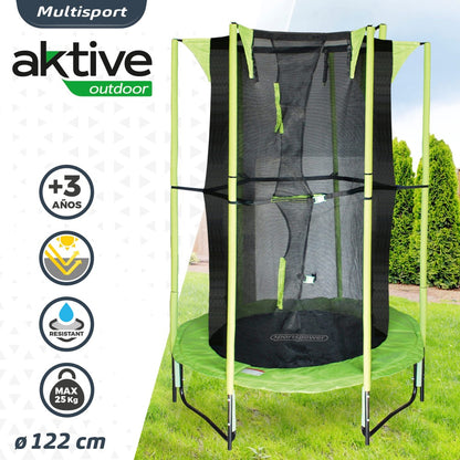 Cama Elástica Infantil Ø122 Cm Aktive Outdoor_1