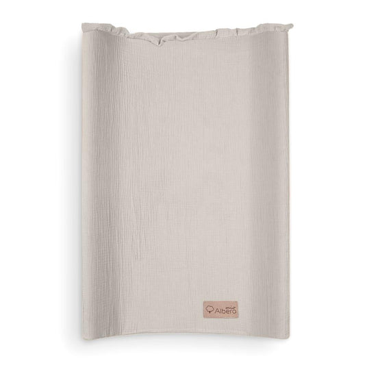 Cotton Color Funda De Cambiador Muselia Algodón 100% Albero Mio | Suavidad Transpirable Para Cambios Más Cómodos_0