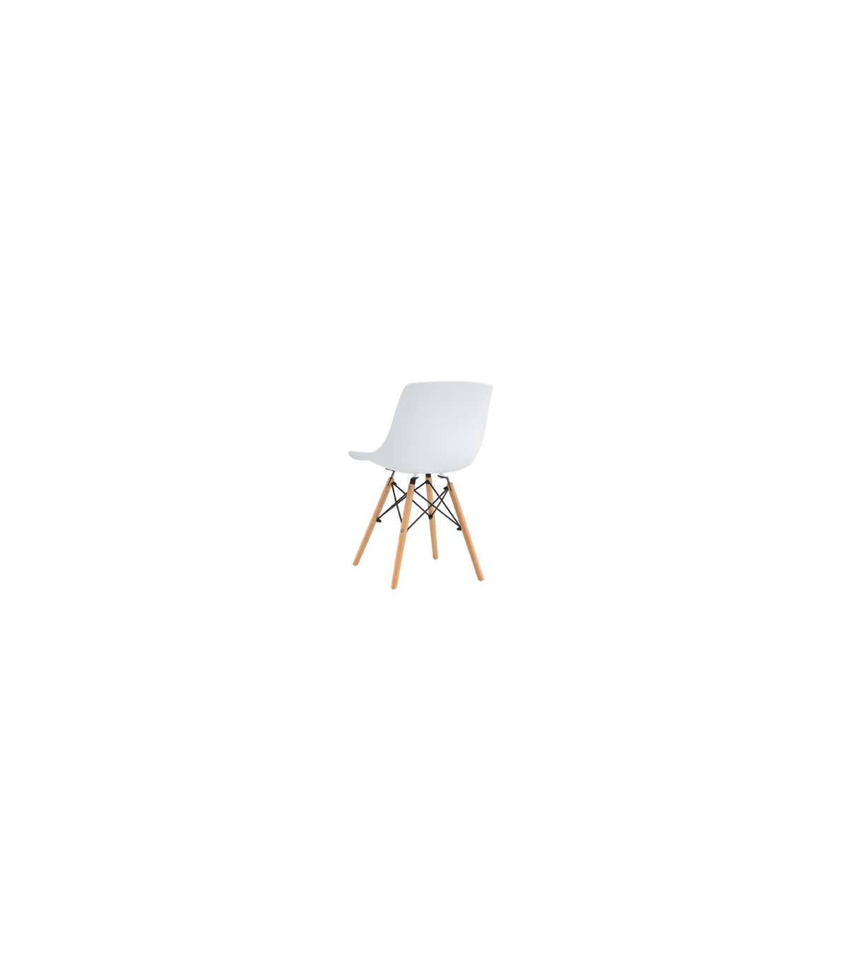 Pack De 4 Sillas Jeff Acabado Blanco, 46cm(ancho) 79cm(altura) 52cm(fondo)_3