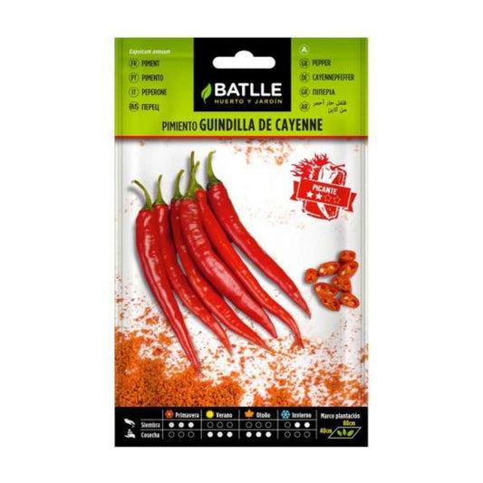 Sementes de pimenta caiena vermelha