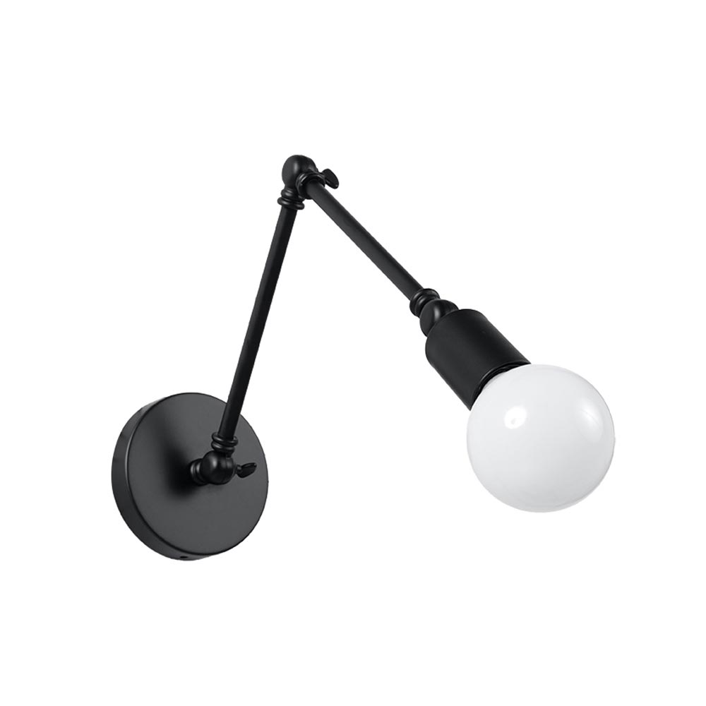 Aplique De Pared Stark Negro, E27_0