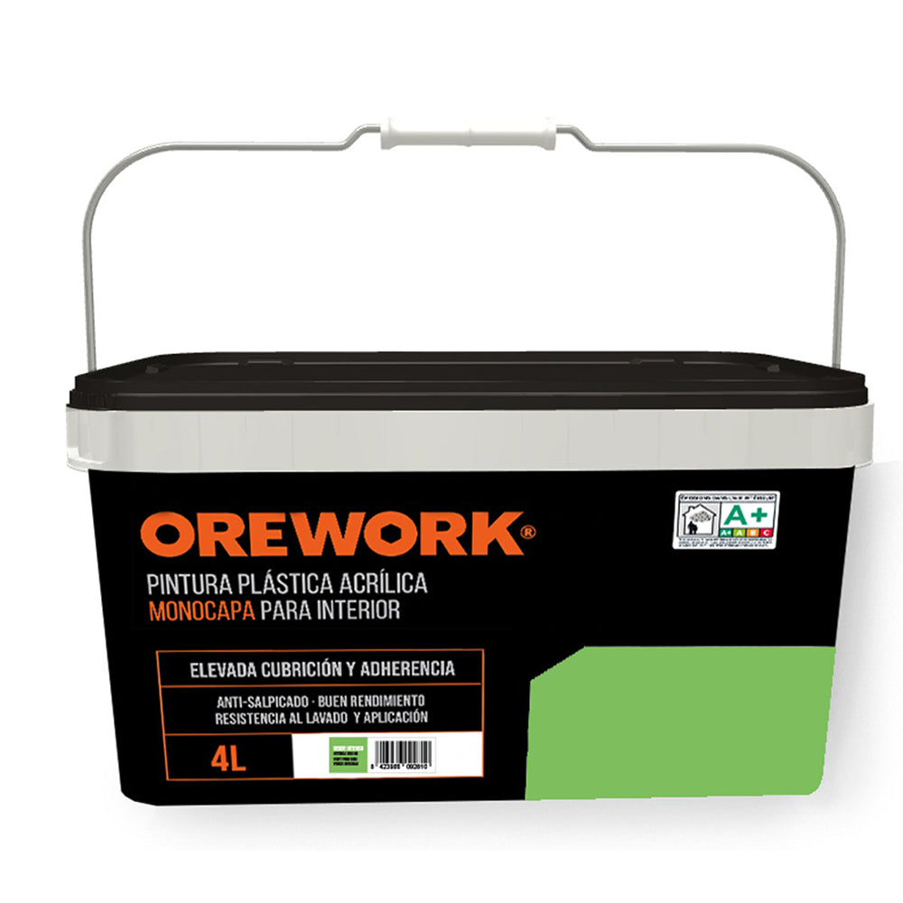 Pintura Monocapa Para Interior - 4 L - Verde Intenso_0