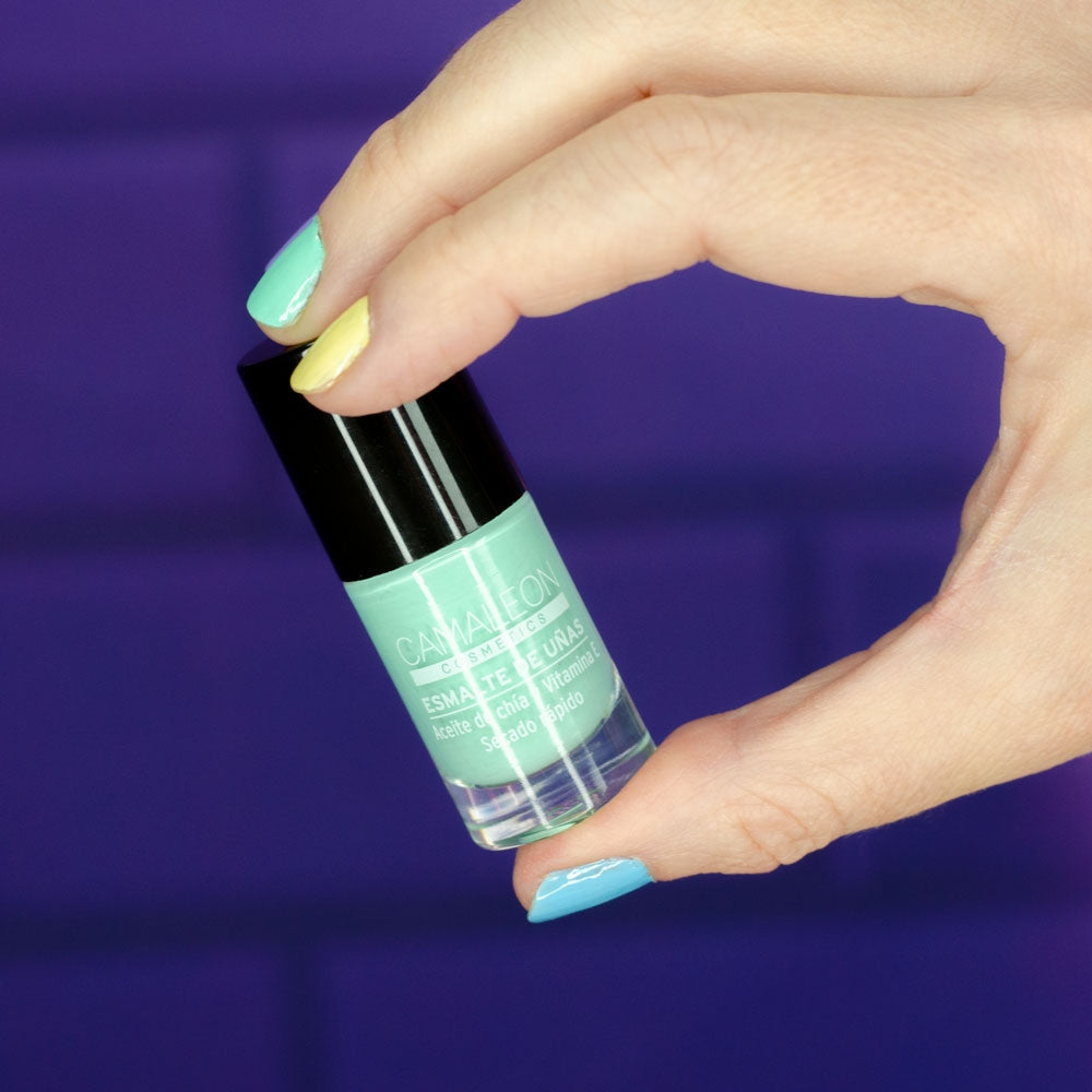 Pintauñas Verde Menta 6ml Camaleon Cosmetics_1