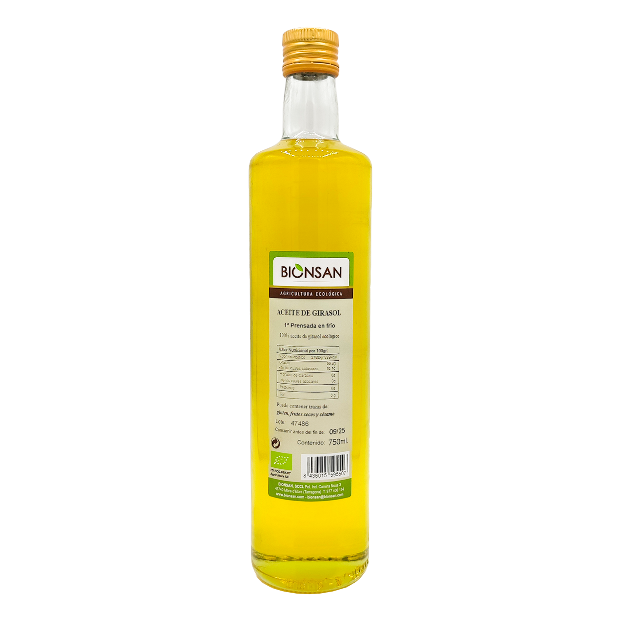 Aceite De Girasol Eco Bionsan 750ml_0