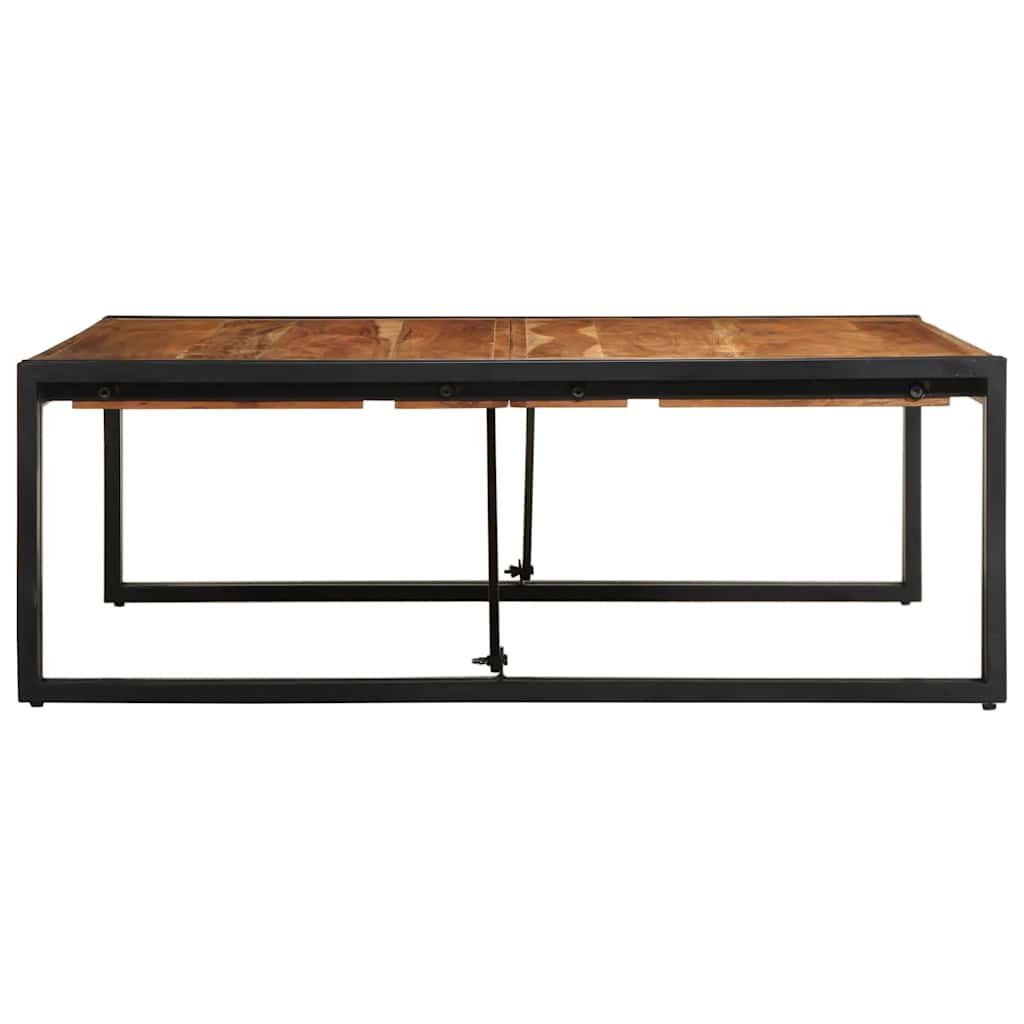 Mesa De Centro 100x100x35 Cm Madera Maciza Acacia_1