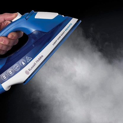 Ferro a vapor Sapphire Light &amp; Easy Brights da Russell Hobbs
