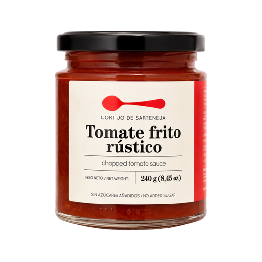 Salsa De Tomate Frito Natural Sin Azúcar Añadido Rústico 240 G 6 Unidades_0