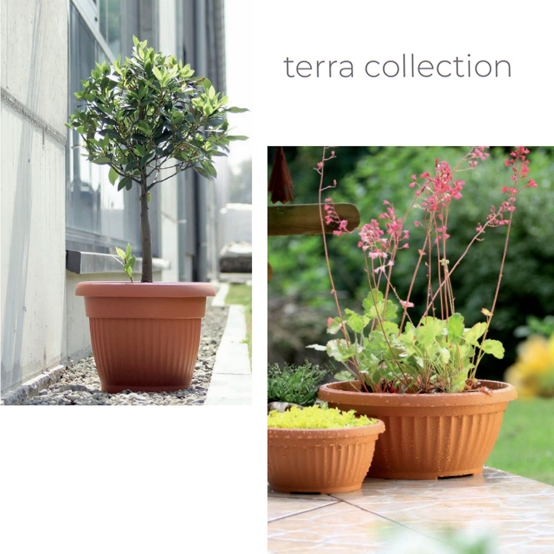 Maceta Terra 13l., Dimensiones (mm) 350x350x275, Color Antracita