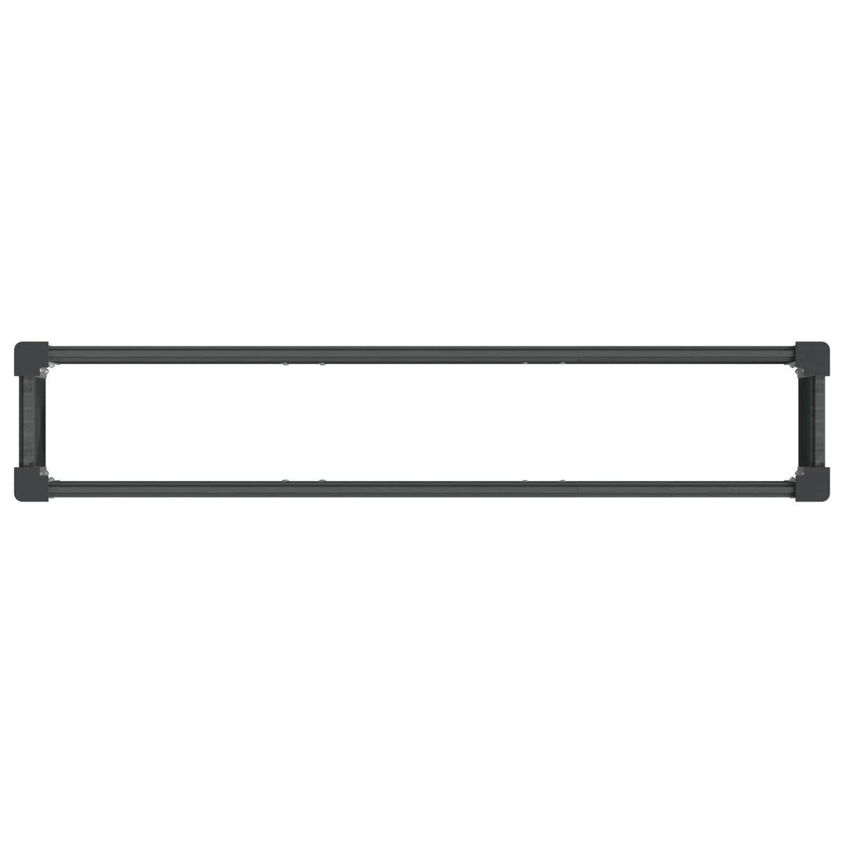 Arriate Elevado Gris 150 X 30 X 36 Cm Wpc Y Aluminio_4