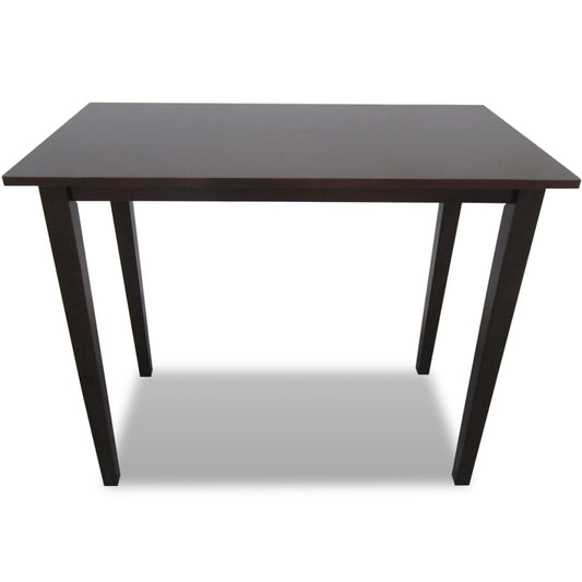 Mesa Alta De Madera Marrón_0