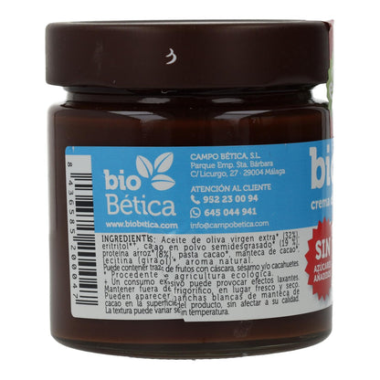 Biochoc Creme de Cacau Biológico 0% Açúcar Adicionado BioBética 200Gr