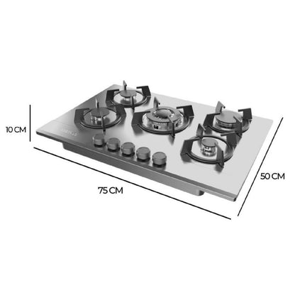 Cecotec Placa De Gas Bolero Squad G 5200s Inox_3