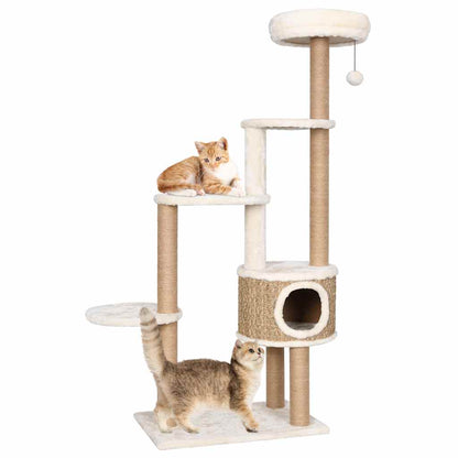 Árbol Para Gatos Cojín Lujo Poste Rascador Hierba Marina 148 Cm_1