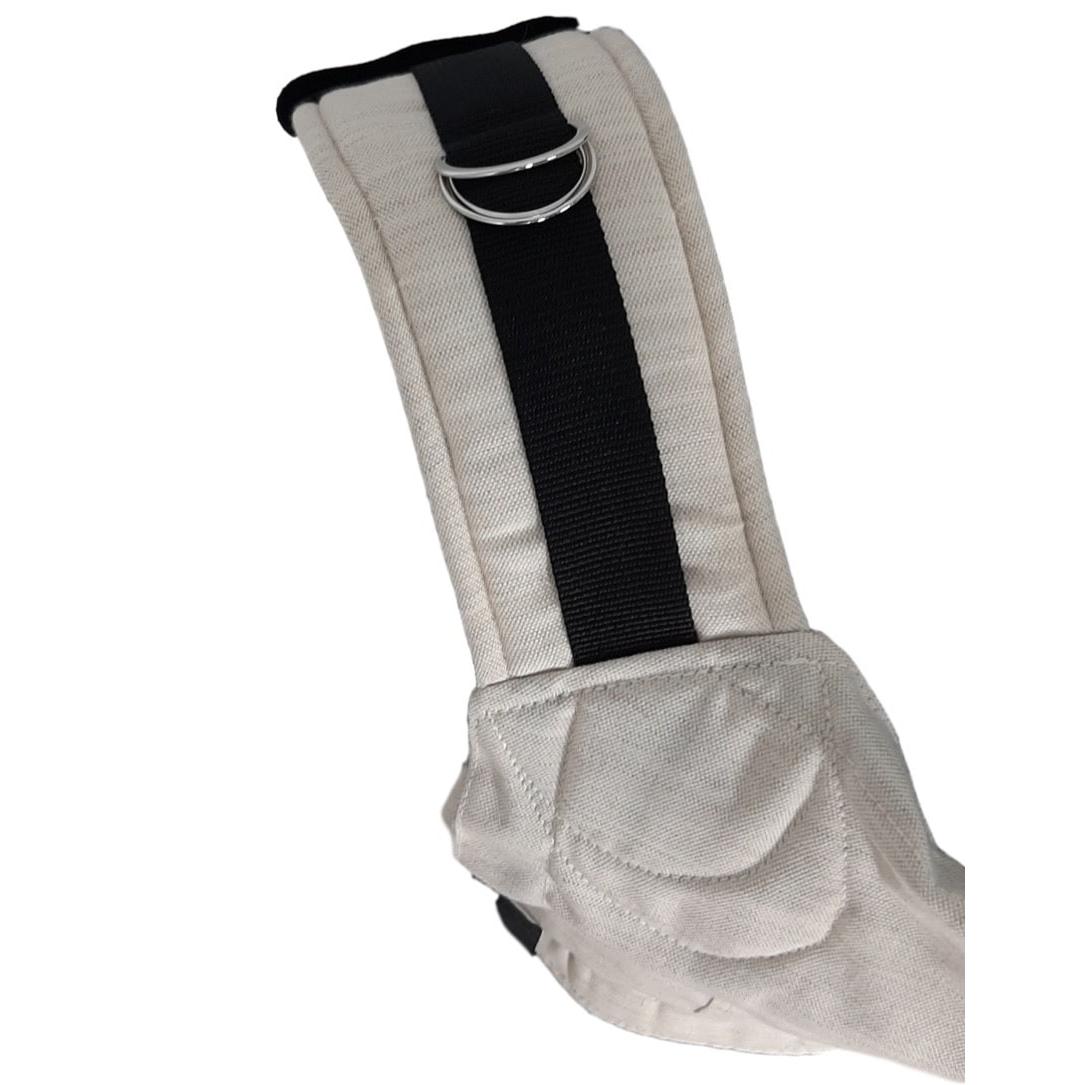 Mochila porta-bebé Amarsupiel bege