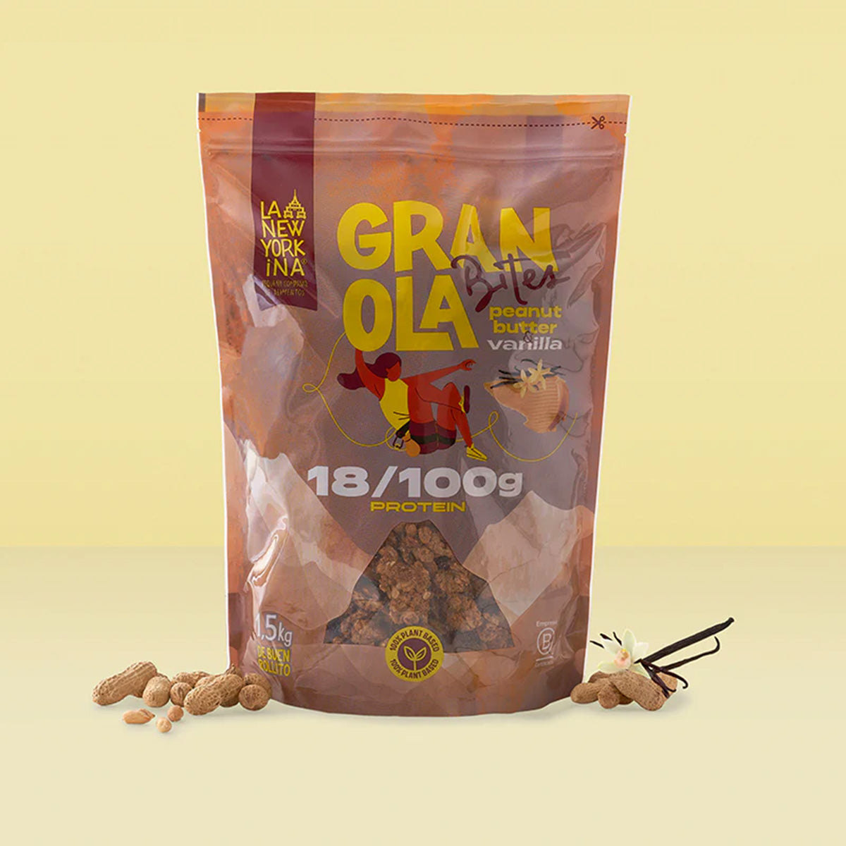 Granola Manteiga de Amendoim Baunilha La Newyorkina 275 g
