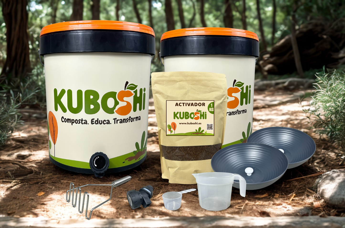 Kuboshi Esencial: Pack De Compostaje Bokashi_1