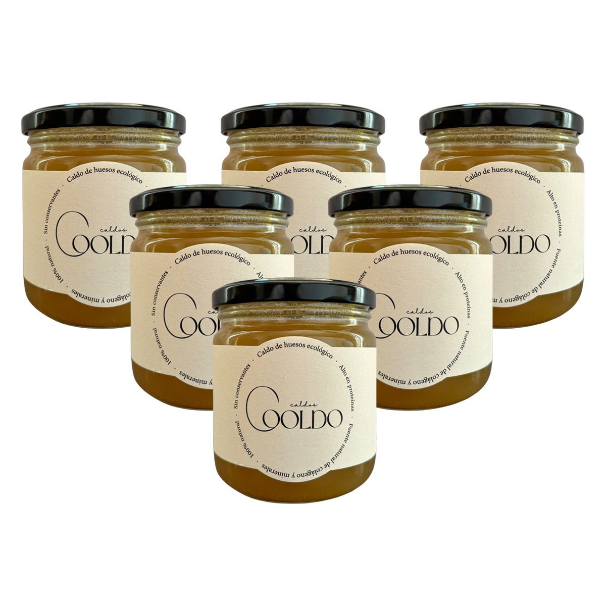 Embalagem x6 Caldo de Osso Cooldo 300 ml