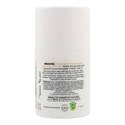 Protector solar facial SPF 50 Amazonia Amapola 50ml