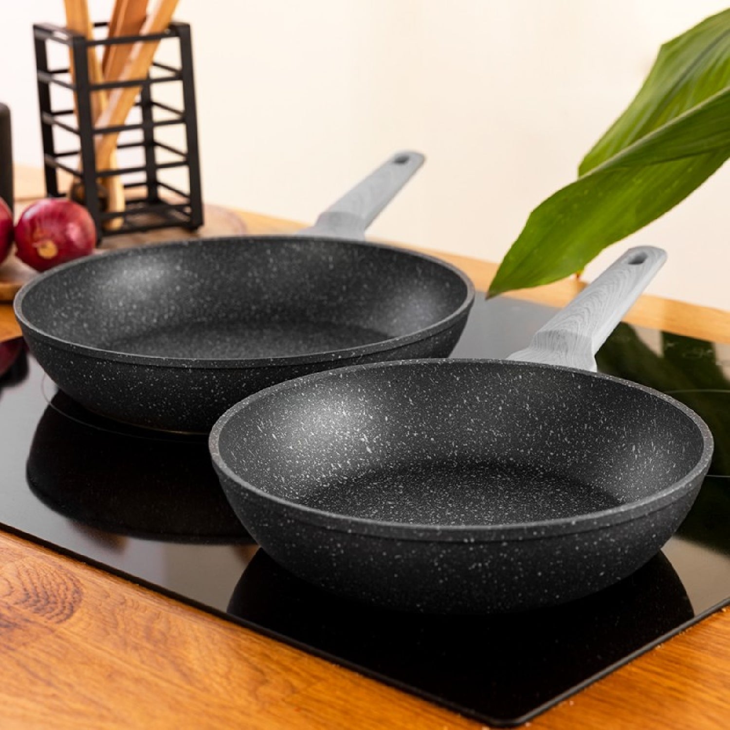 Cecotec Set De Sartenes Set De Sartenes Polka Exclusive 20-24 Bucket Set Wood&rock_1